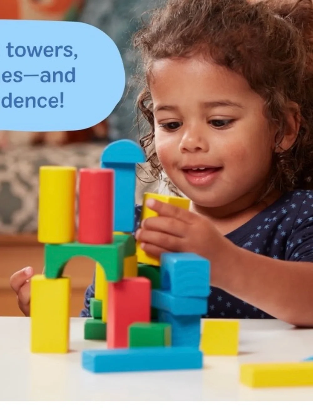 Melissa & Doug 100 Wooden Blocks -